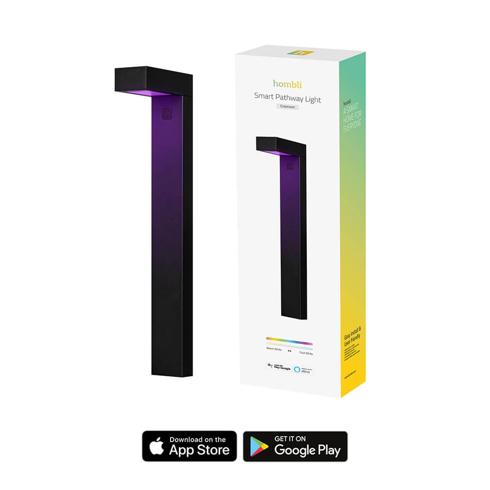 Hombli Hombli Smart Gångbelysning 1-pack RGB CCT Svart