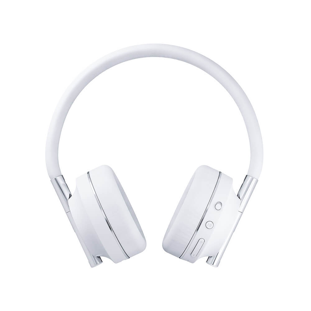 Happy Plugs Happy Plugs Play Hörlurar Over-Ear 85dB Trådlös Vit