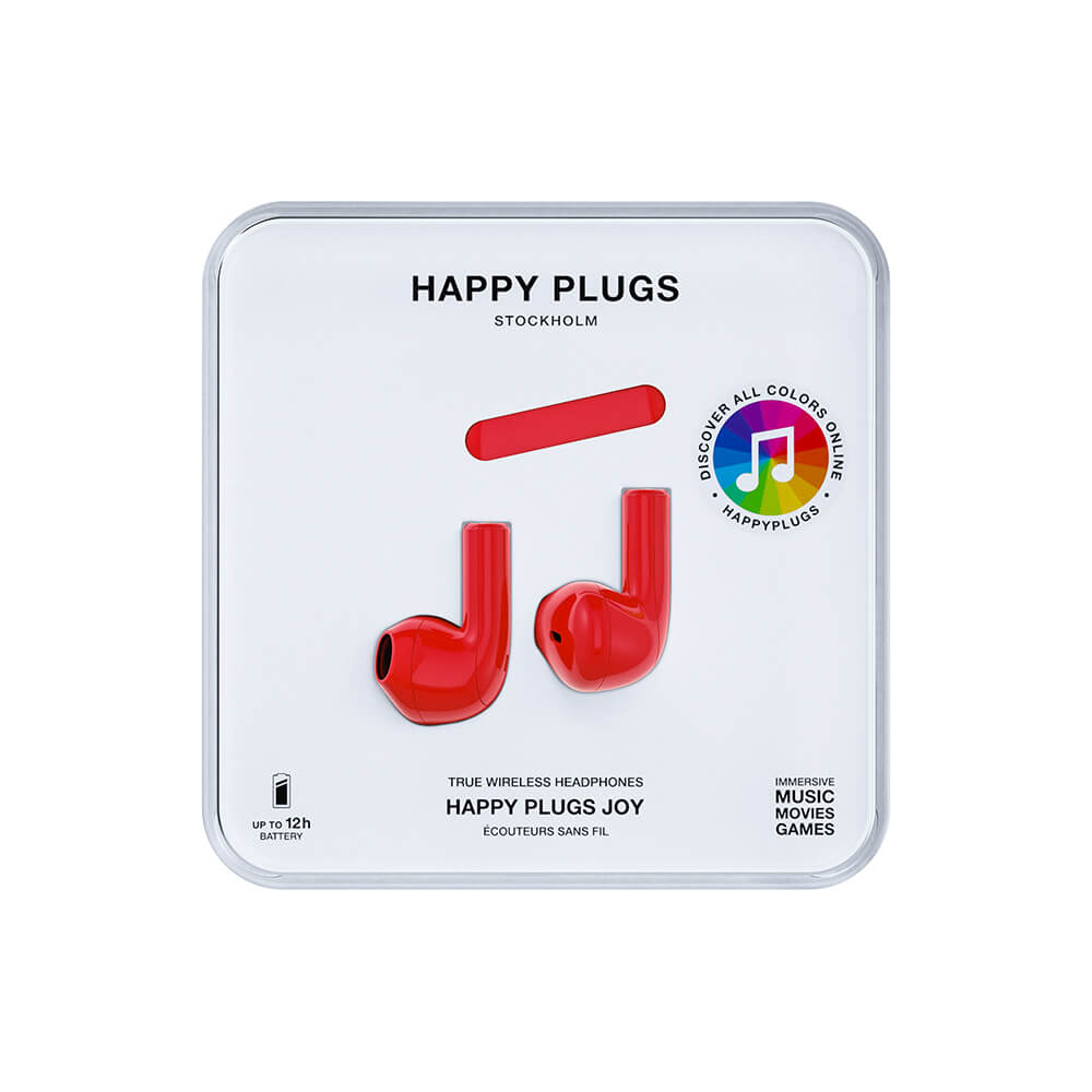 Happy Plugs Happy Plugs Joy Hörlurar In-Ear TWS Röd