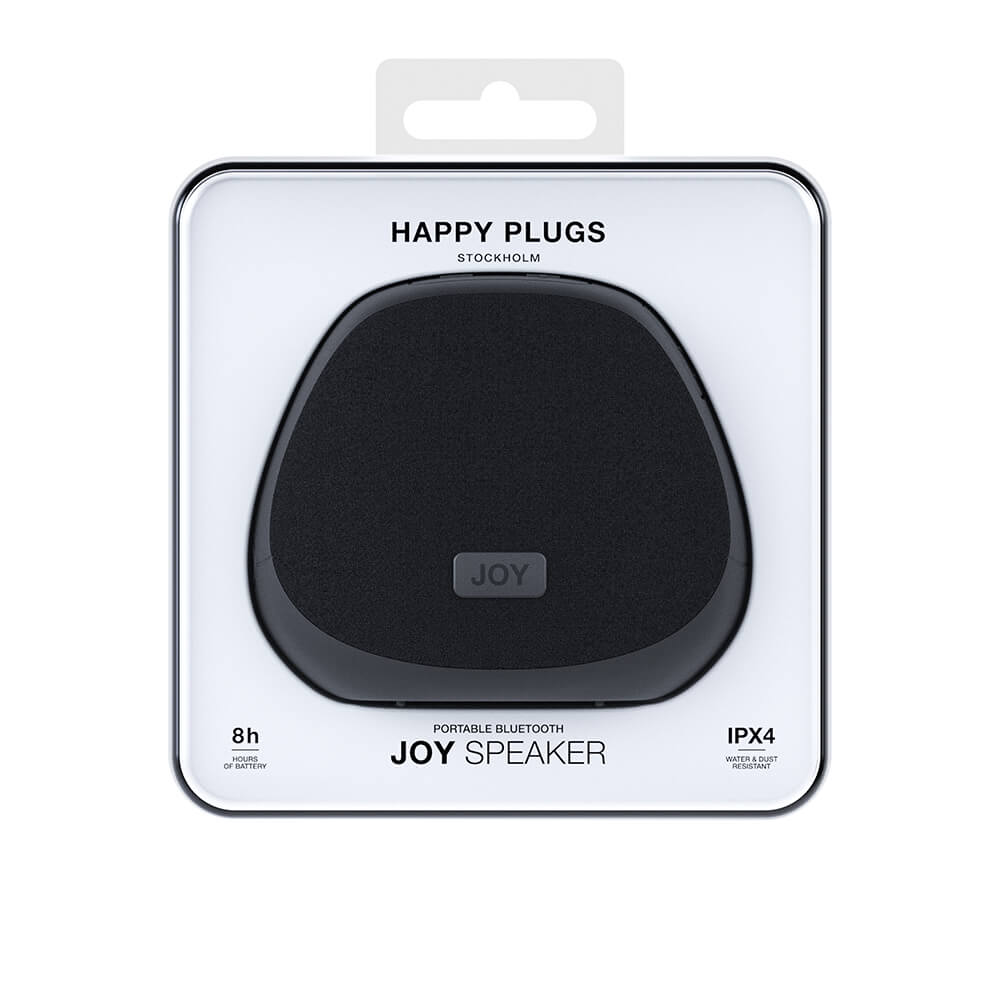 Happy Plugs Happy Plugs Joy Högtalare Mikrofon IPX4 Svart