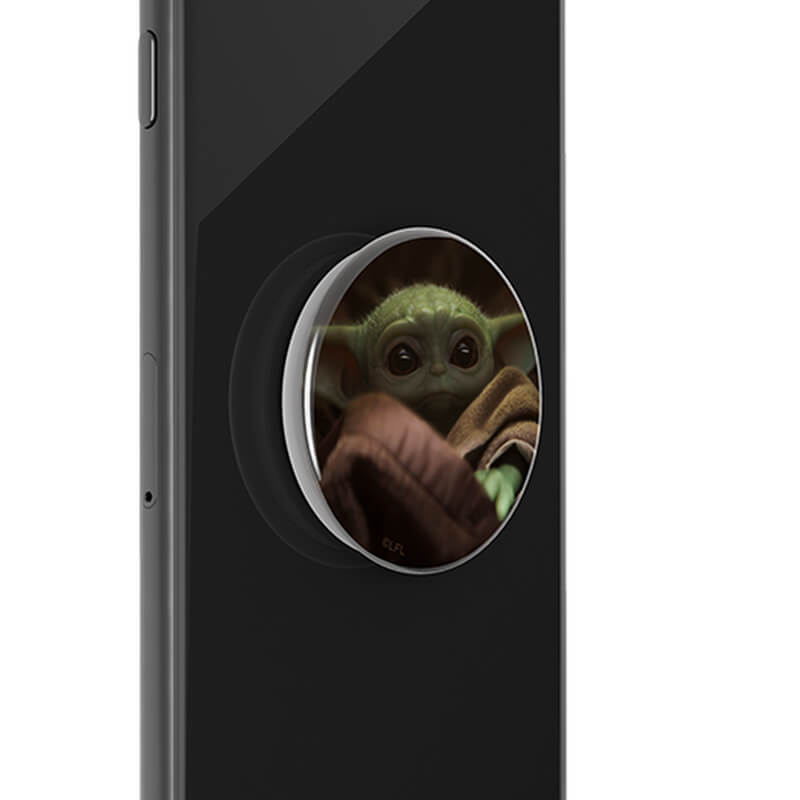 PopSockets PopSockets Avtagbart Grip med Ställfunktion Premium Star Wars Baby Yoda