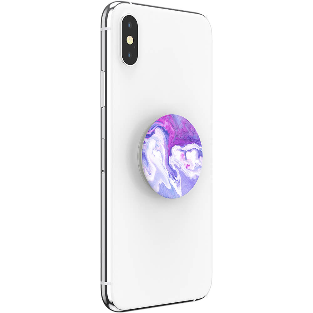 PopSockets PopSockets Avtagbart Grip med Ställfunktion Lavender Flow
