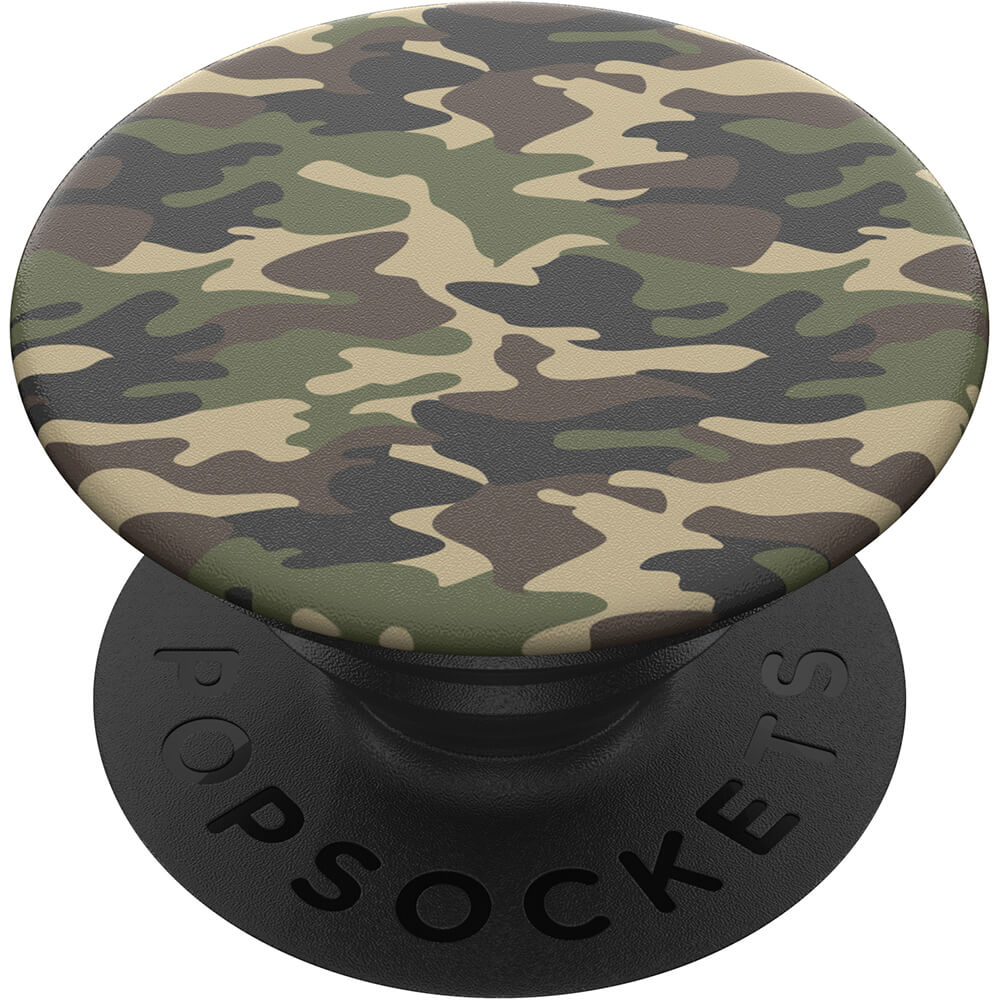 PopSockets PopSockets Avtagbart Grip med Ställfunktion Woodland Camo