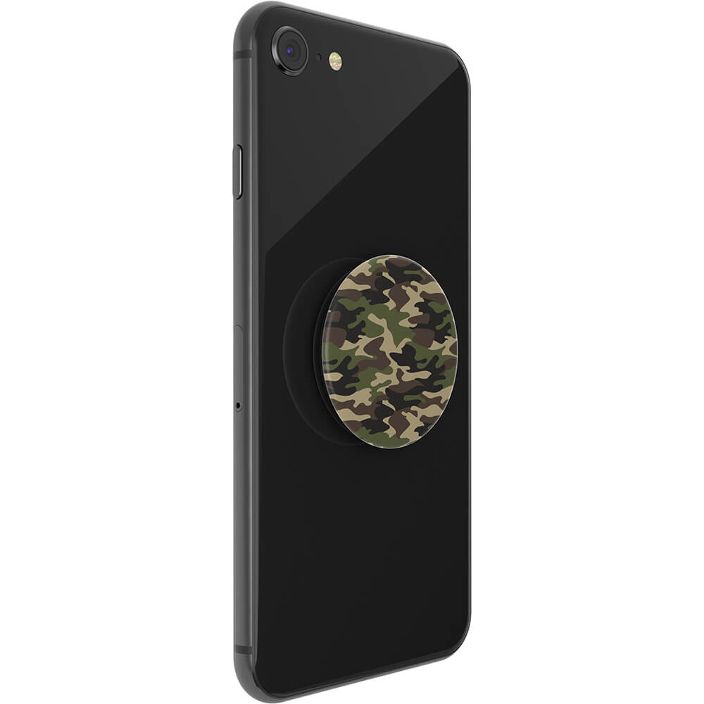PopSockets PopSockets Avtagbart Grip med Ställfunktion Woodland Camo