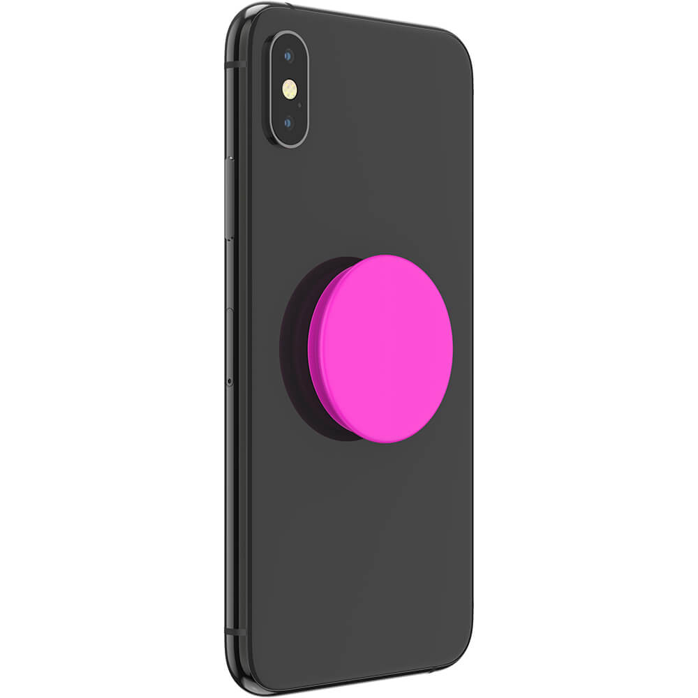 PopSockets PopSockets Avtagbart Grip med Ställfunktion Neon Day Glo Pink