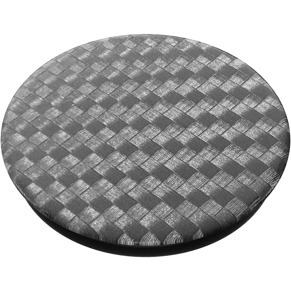 PopSockets PopSockets Avtagbart Grip med Ställfunktion Carbonite Weave