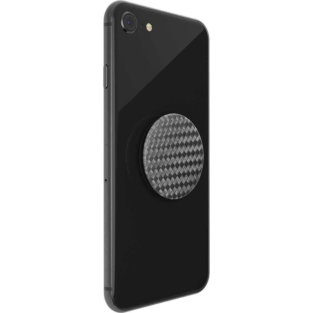 PopSockets PopSockets Avtagbart Grip med Ställfunktion Carbonite Weave