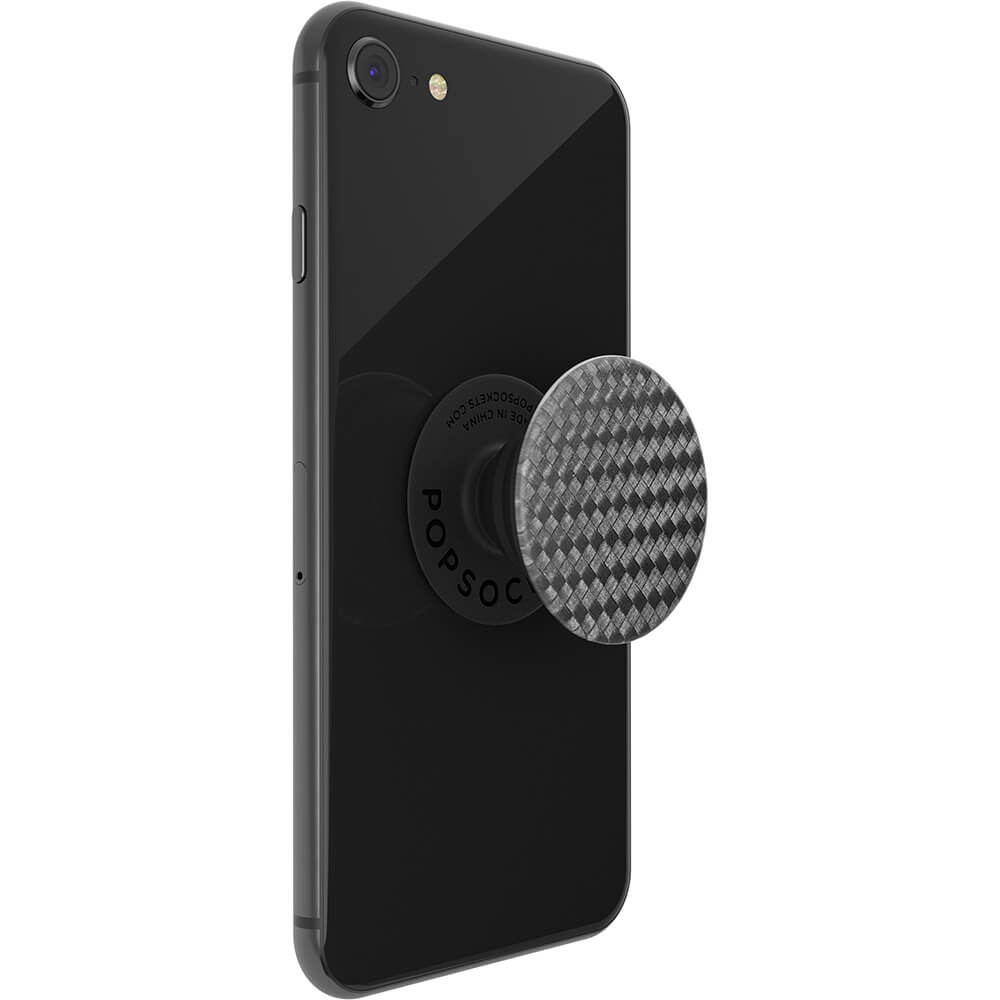 PopSockets PopSockets Avtagbart Grip med Ställfunktion Carbonite Weave