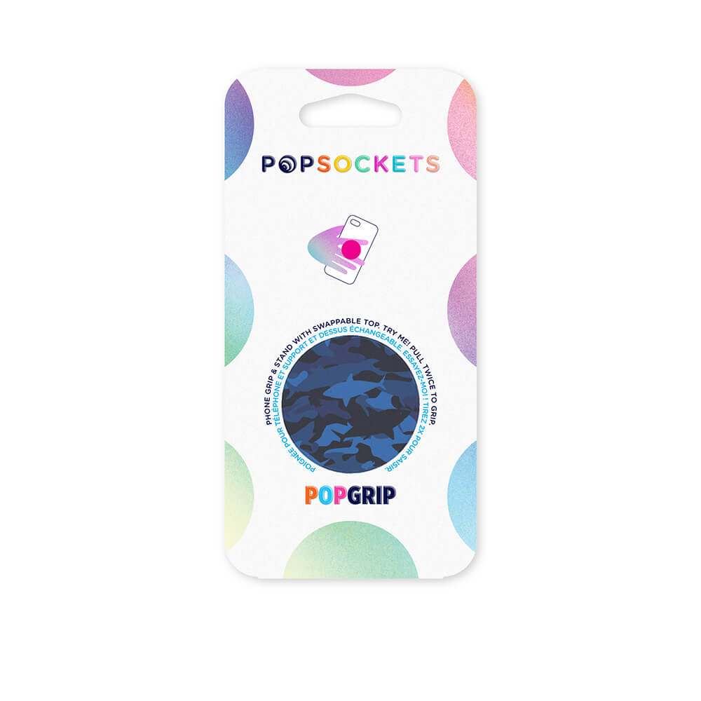 PopSockets PopSockets Avtagbart Grip med Ställfunktion Deep Sea Dive