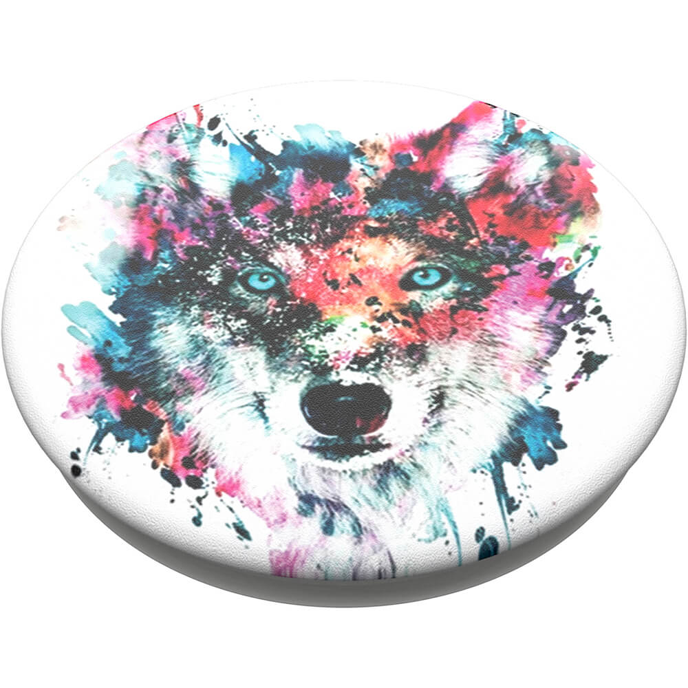 PopSockets PopSockets Avtagbart Grip med Ställfunktion Wolf