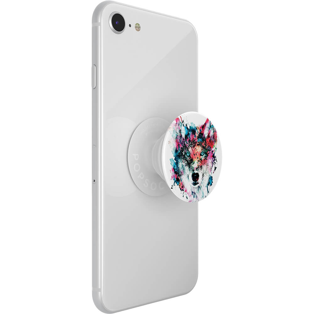PopSockets PopSockets Avtagbart Grip med Ställfunktion Wolf