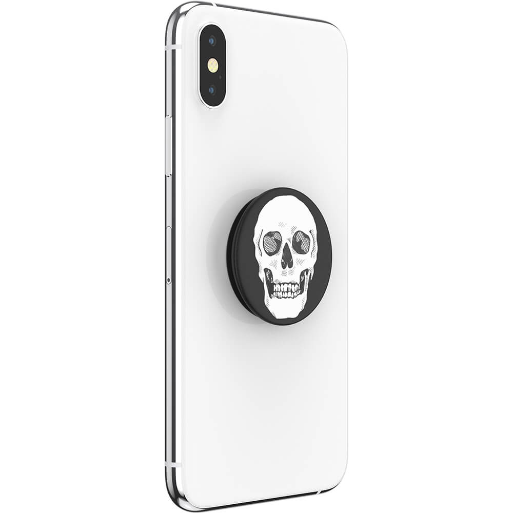PopSockets PopSockets Avtagbart Grip med Ställfunktion Shaky Bones White