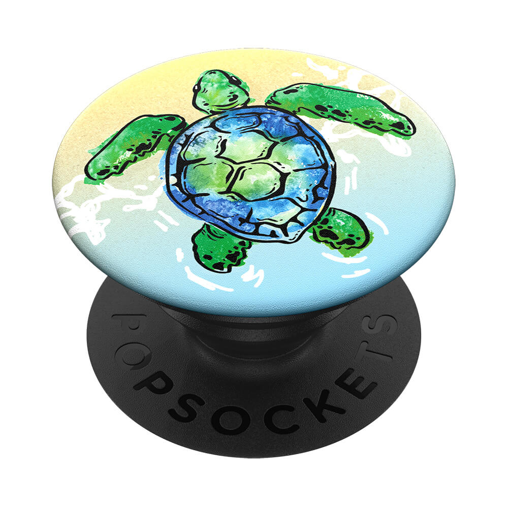 PopSockets PopSockets Avtagbart Grip med Ställfunktion Tortuga