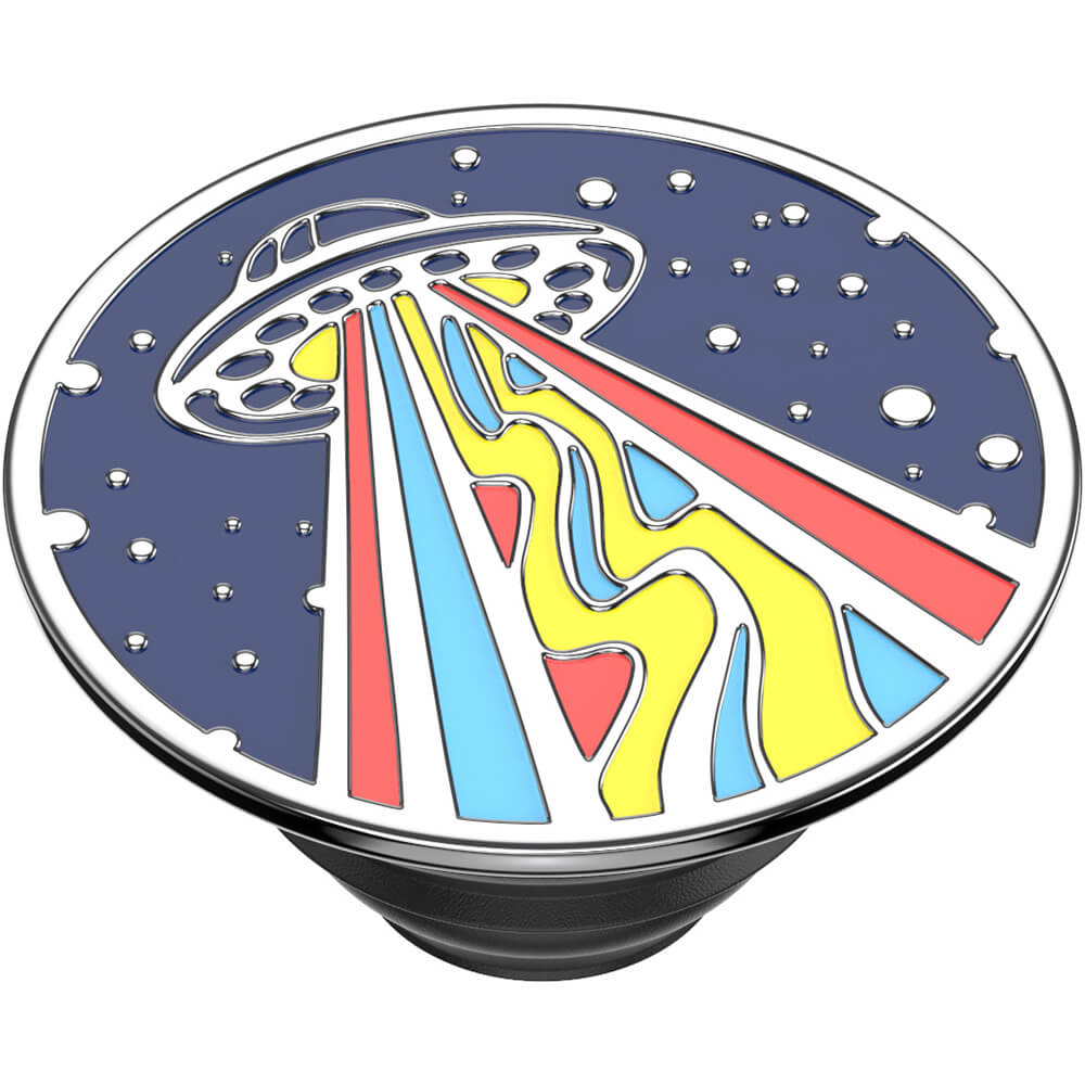 PopSockets PopSockets Avtagbart Grip med Ställfunktion Premium Enamel Outta This World Navy