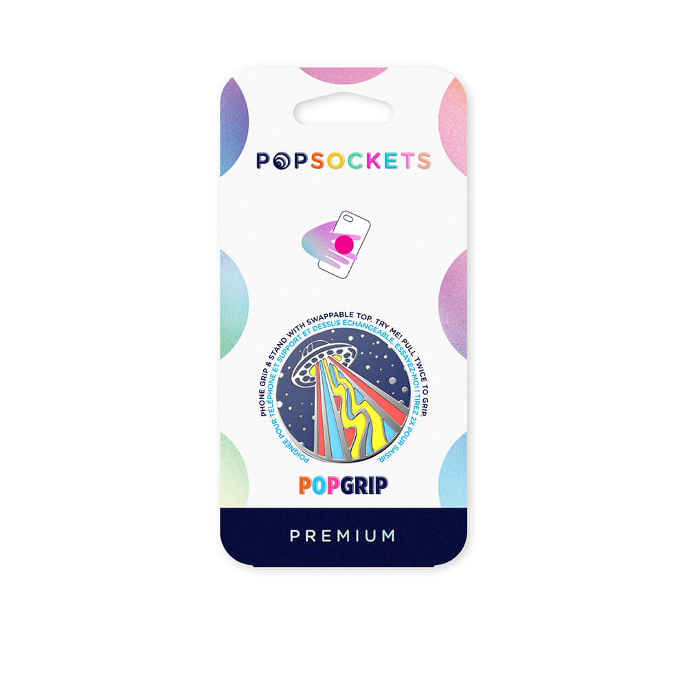 PopSockets PopSockets Avtagbart Grip med Ställfunktion Premium Enamel Outta This World Navy