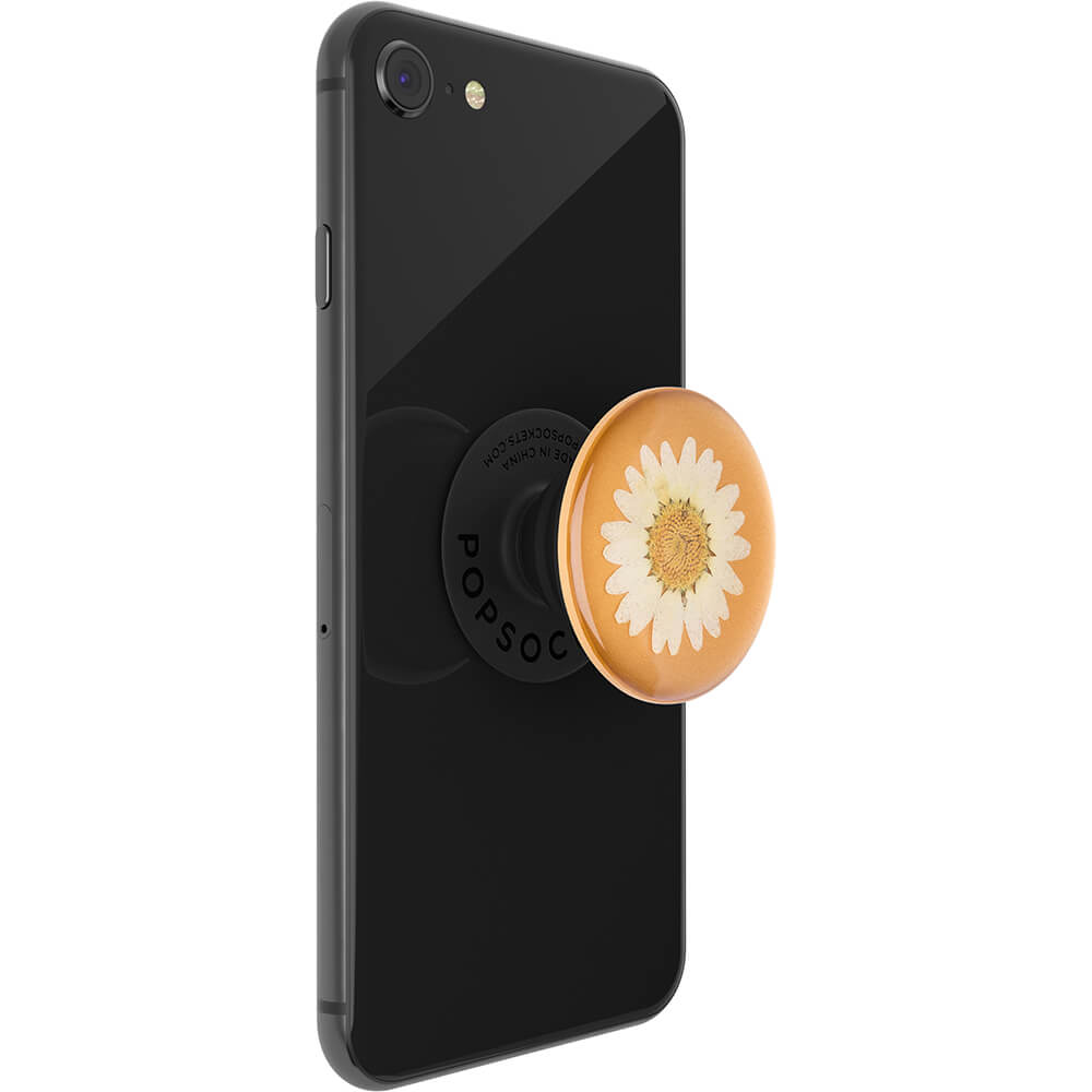 PopSockets PopSockets Avtagbart Grip med Ställfunktion Premium Pressed Flower White Daisy