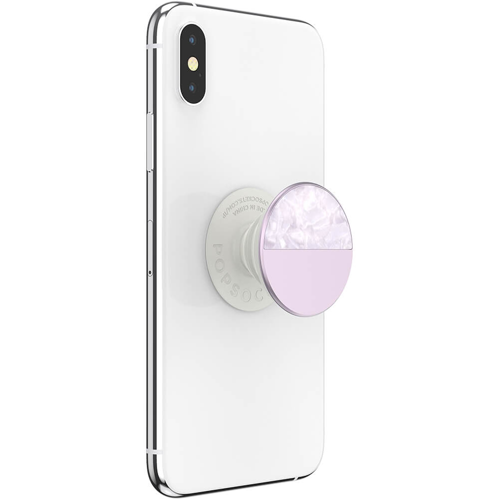PopSockets PopSockets Avtagbart Grip med Ställfunktion LUXE Glam Inlay Acetate Lilac