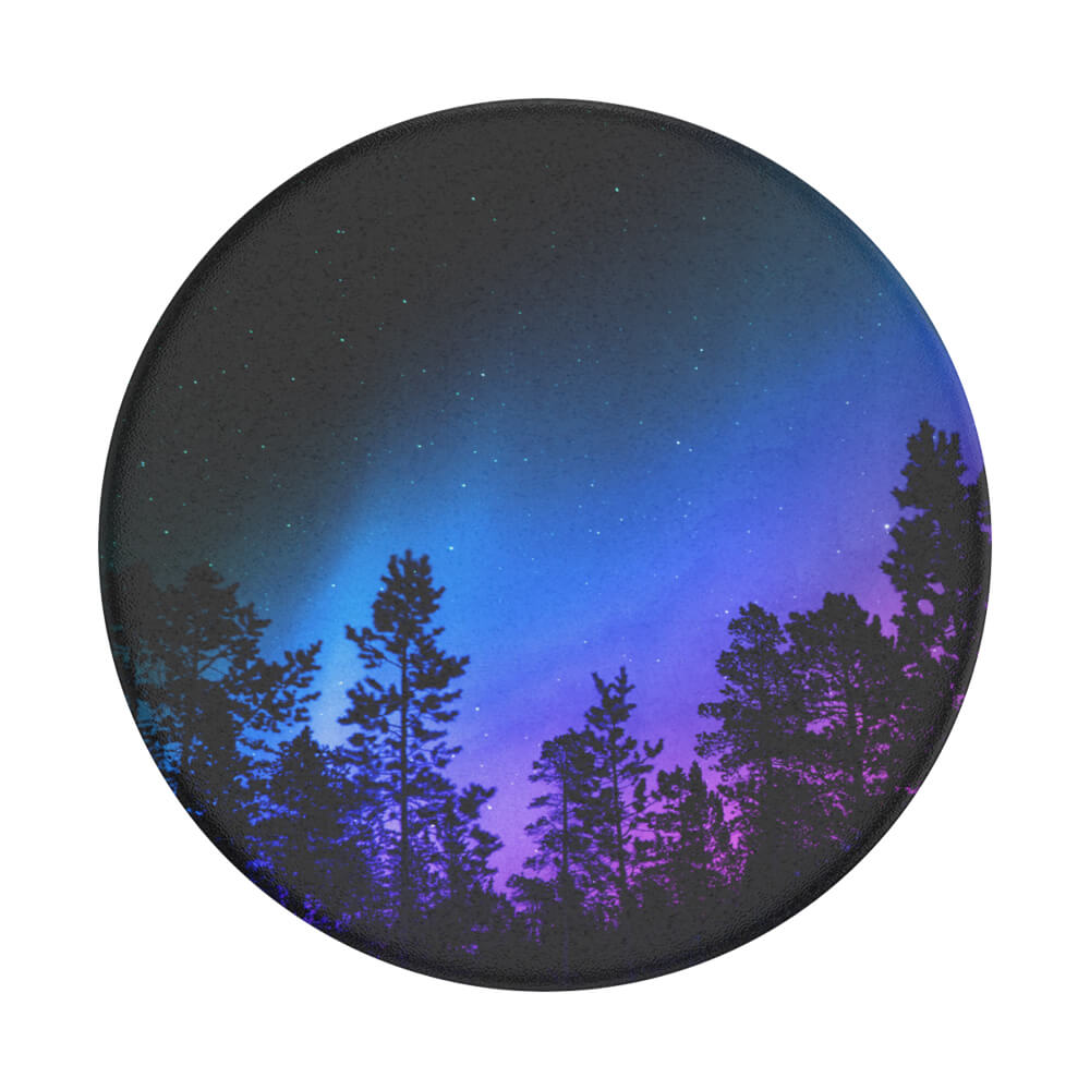 PopSockets PopSockets Avtagbart Grip med Ställfunktion Aurora Woods