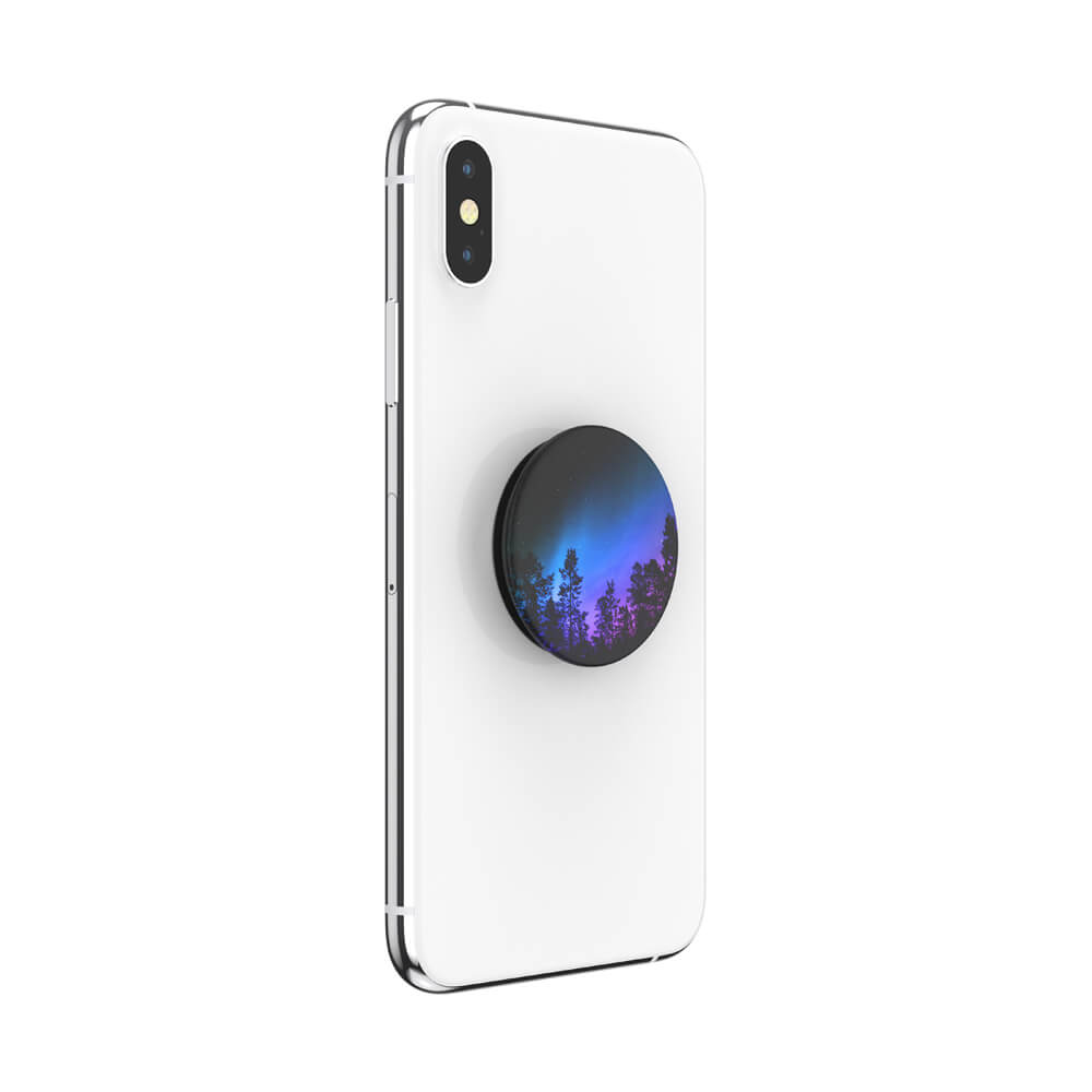 PopSockets PopSockets Avtagbart Grip med Ställfunktion Aurora Woods