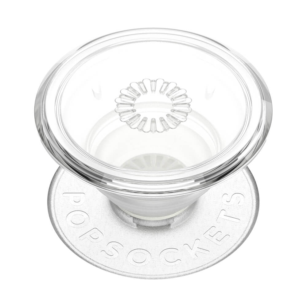 PopSockets PopSockets Avtagbart Grip med Ställfunktion Clear