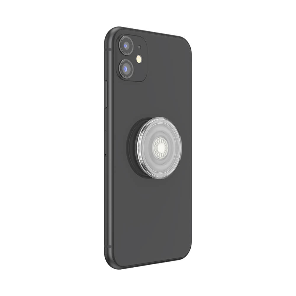 PopSockets PopSockets Avtagbart Grip med Ställfunktion Clear