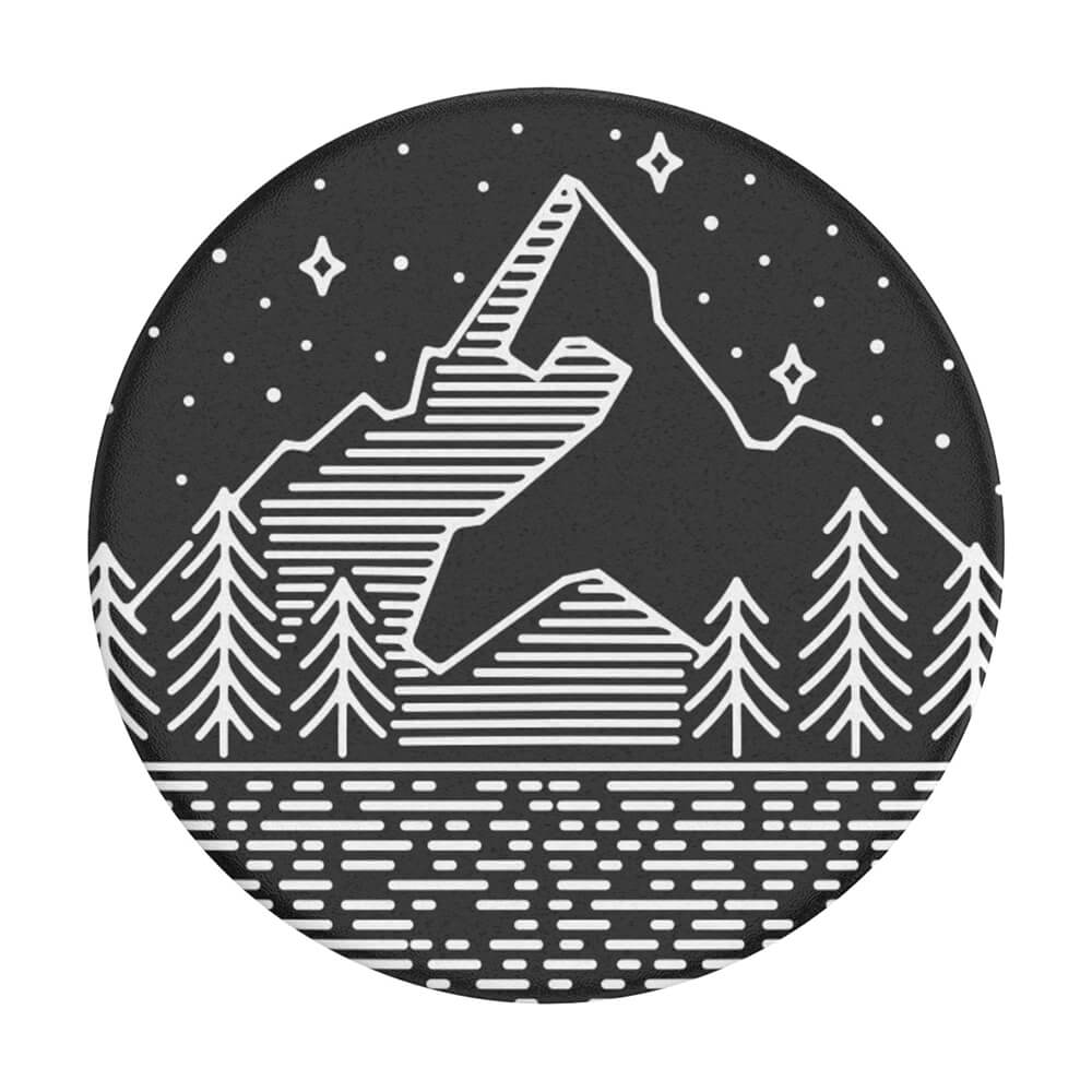 PopSockets PopSockets Avtagbart Grip med Ställfunktion Peak Relief