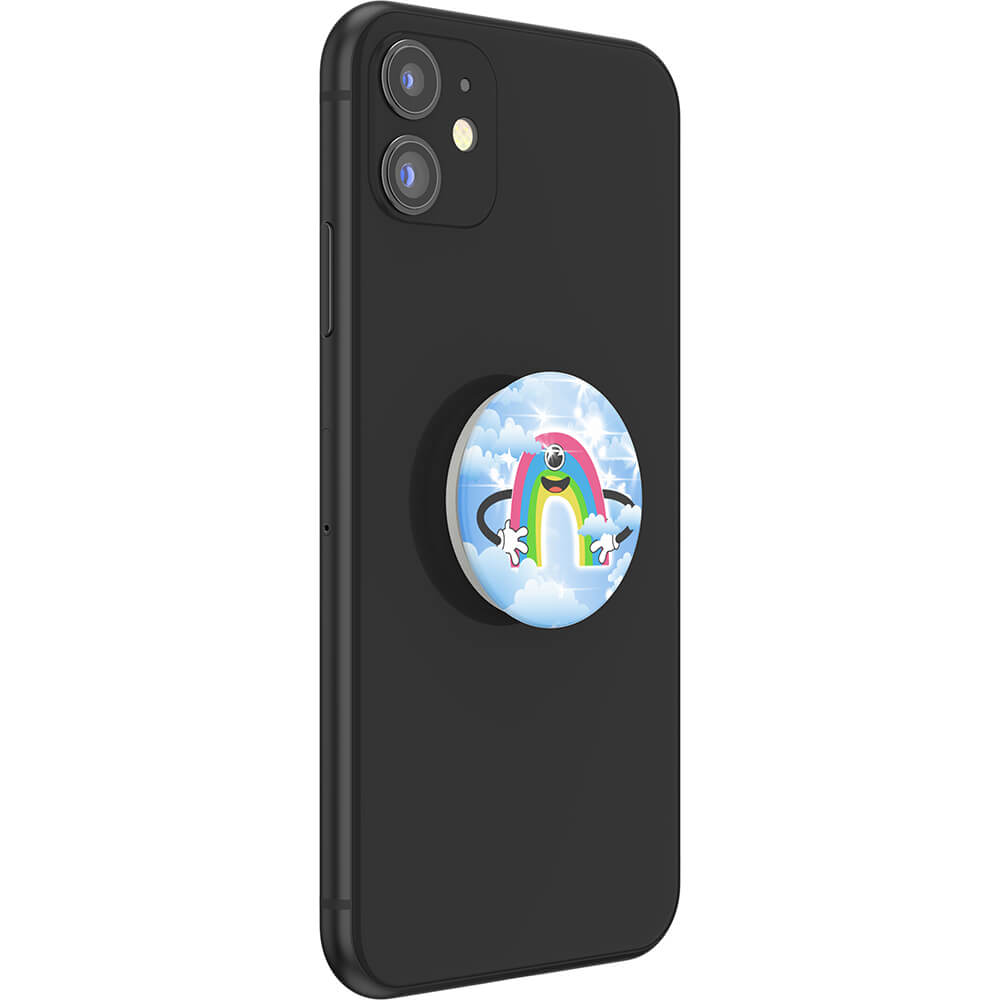 PopSockets PopSockets PopGrip Happy Rainbow