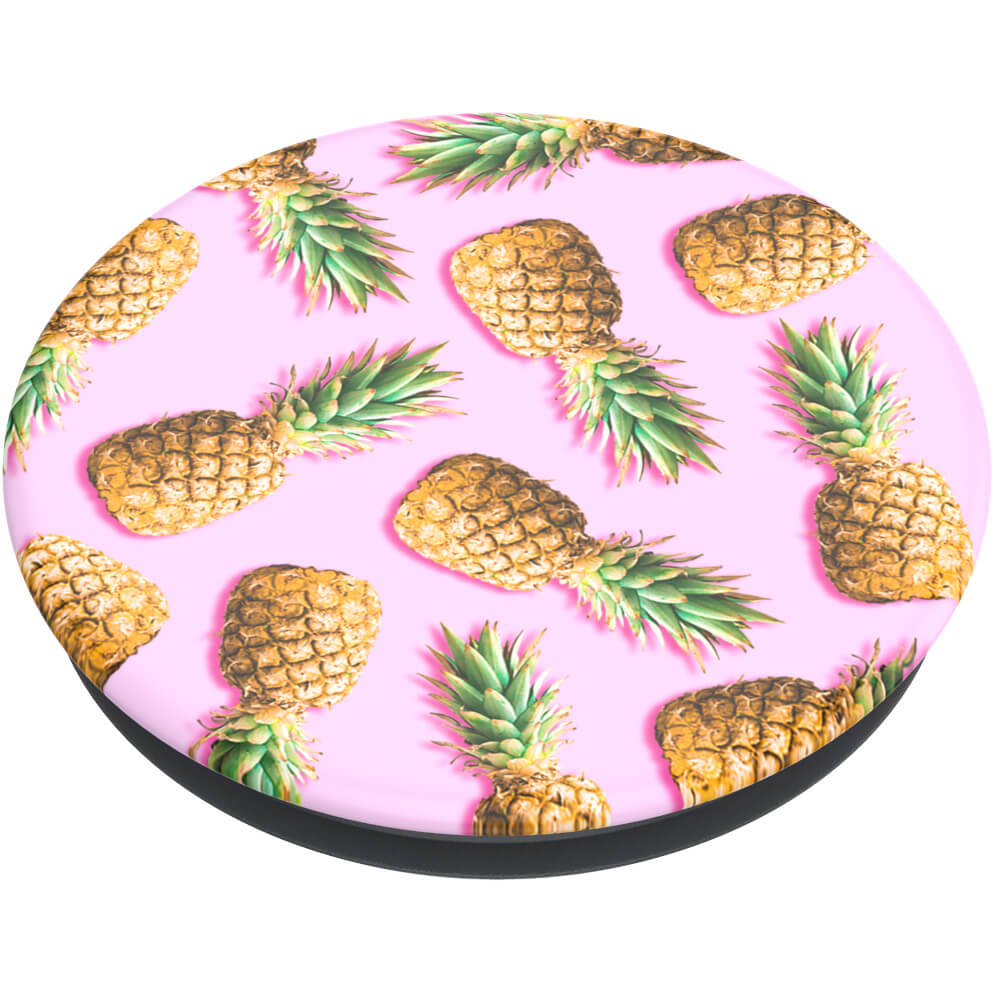 PopSockets PopSockets Basic Grip Med Ställfunktion Pineapple Palooza