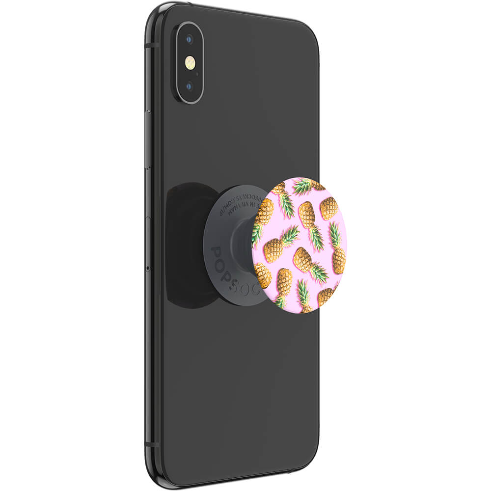 PopSockets PopSockets Basic Grip Med Ställfunktion Pineapple Palooza