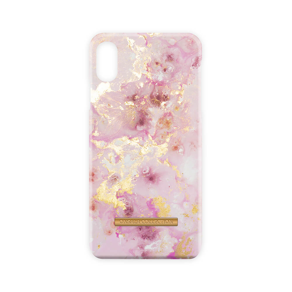 Onsala ONSALA iPhone XS Max Mobilskal Soft RoseGold Marble