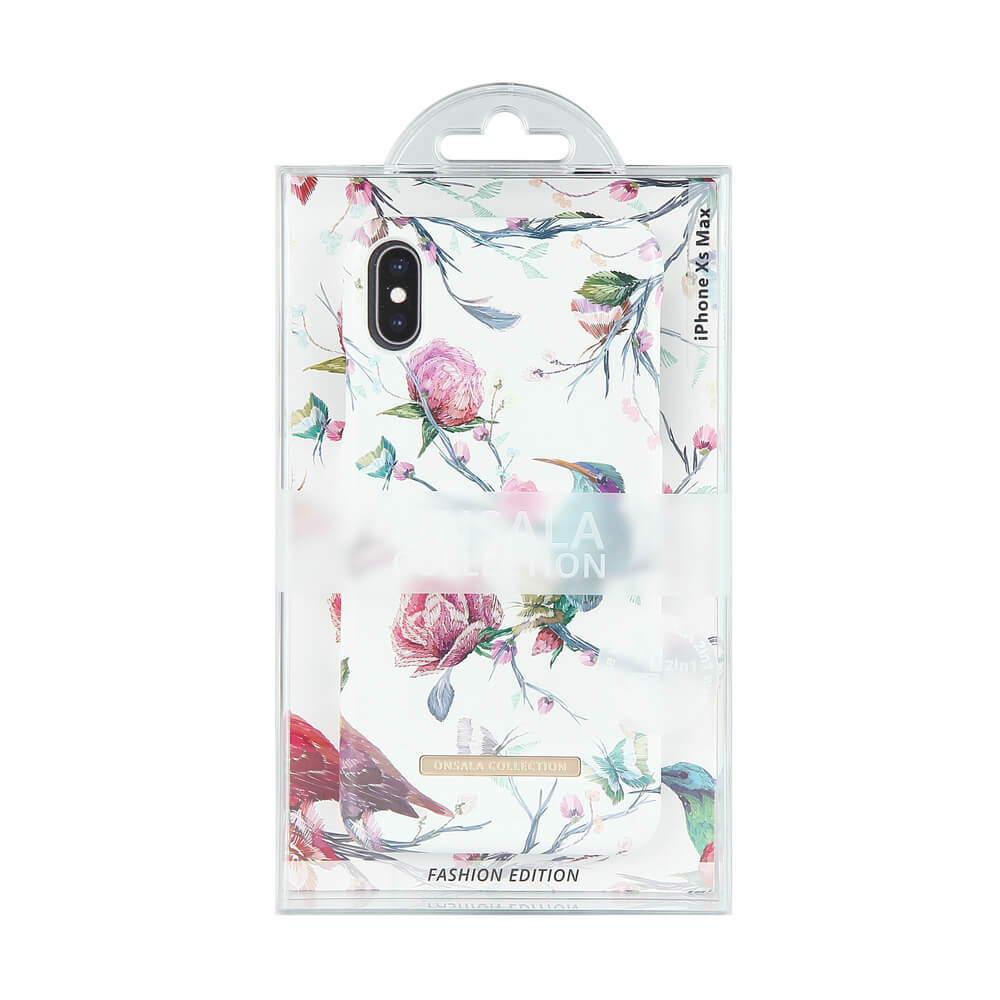 Onsala ONSALA iPhone XS Max Mobilskal Shine Vintage Birds
