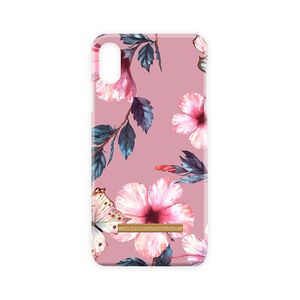 Onsala ONSALA iPhone XS Max Mobilskal Shine Dusty Pink viol