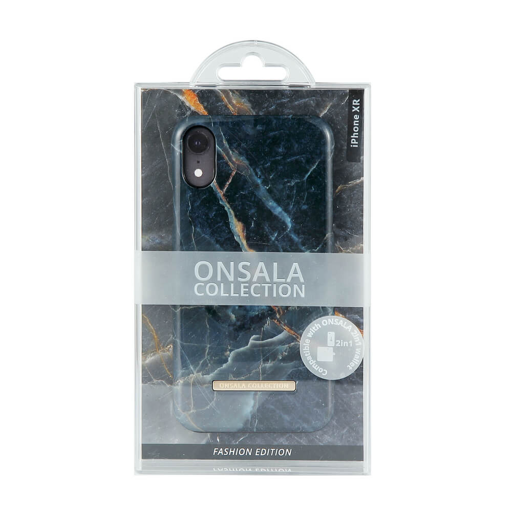 Onsala ONSALA iPhone XR Mobilskal Shine Grey Marble