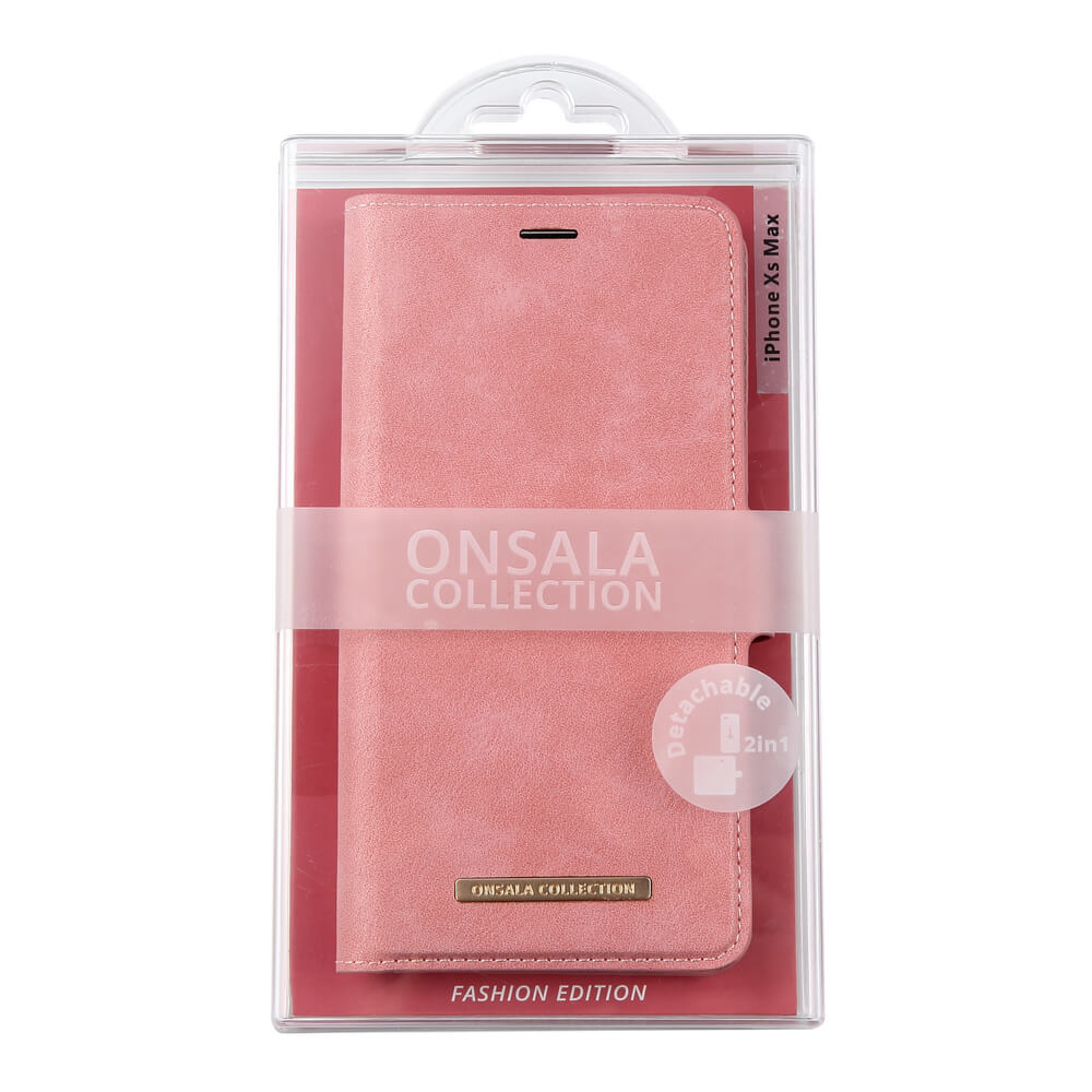 Onsala ONSALA iPhone XS Max 2in1 Magnet Fodral / Skal Dusty Pink