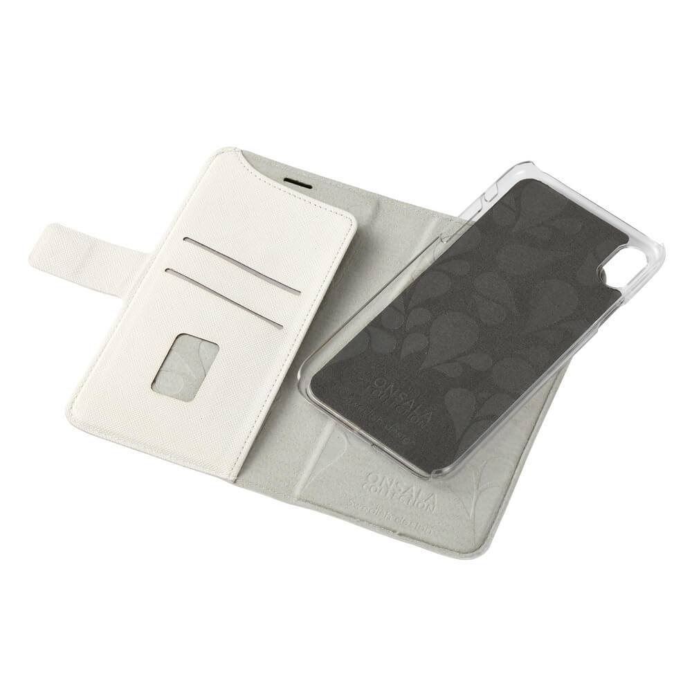 Onsala ONSALA iPhone XR 2in1 Magnet Fodral / Skal Saffiano White