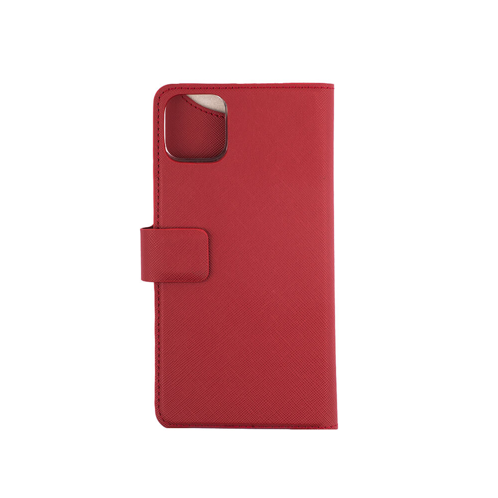 Onsala ONSALA iPhone 11 Pro Max 2in1 Magnet Fodral / Skal Saffiano Red