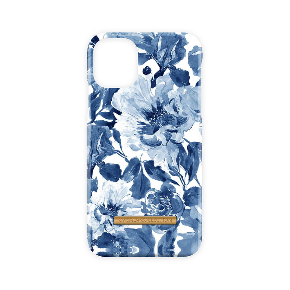Onsala ONSALA iPhone 11 Mobilskal Soft Indigo Peony