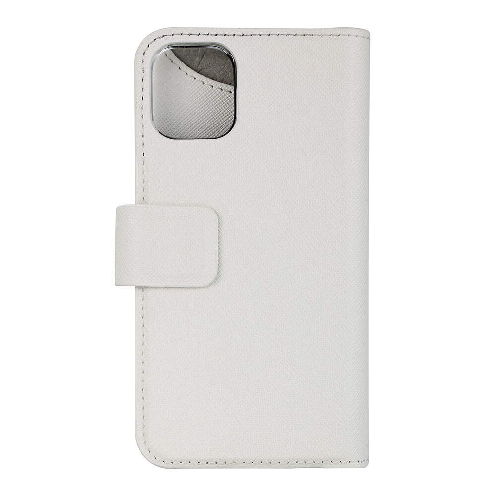 Onsala ONSALA iPhone 12 Mini 2in1 Magnet Fodral / Skal Saffiano White