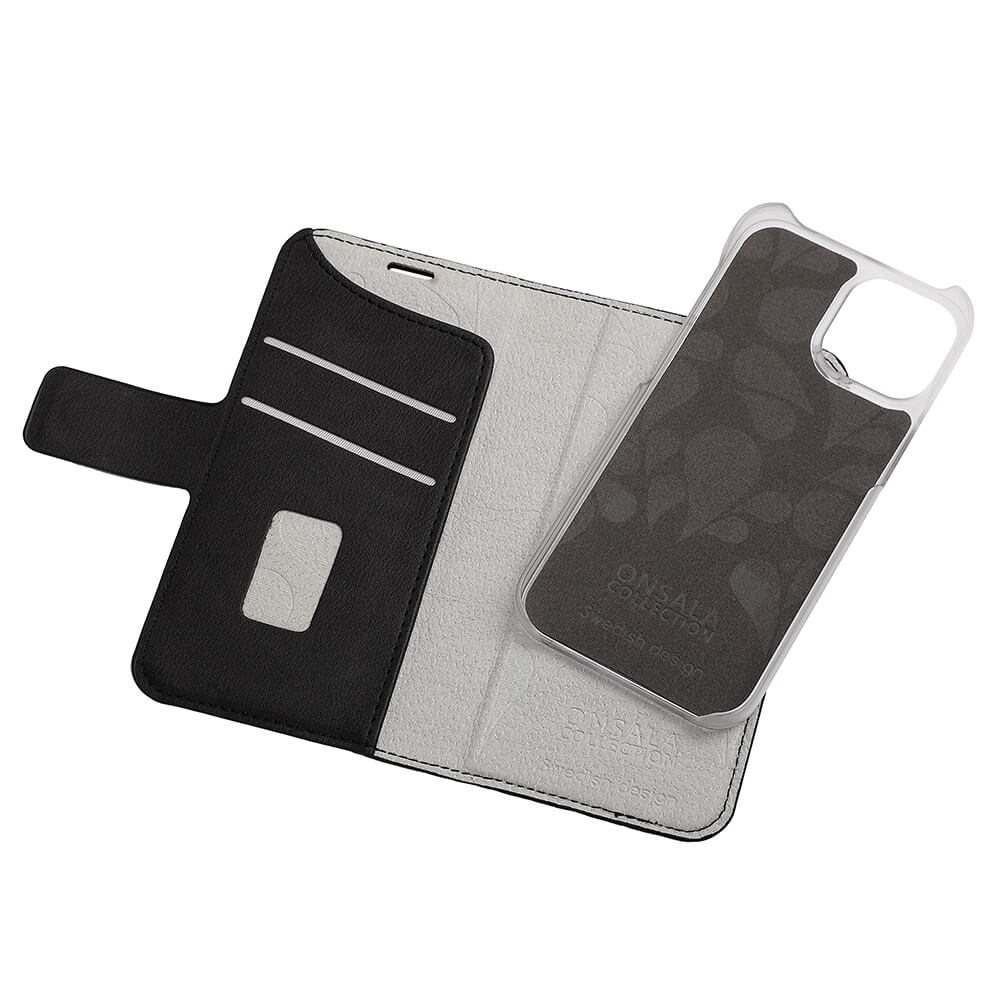 Onsala ONSALA iPhone 13 Mini 2in1 Magnet Fodral / Skal Midnight Black