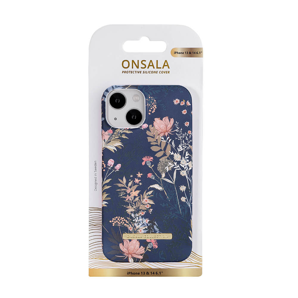 Onsala ONSALA iPhone 13 / 14 Skal Dark Flower