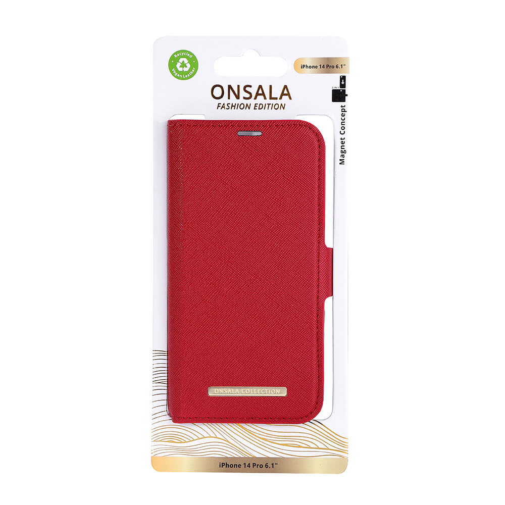 Onsala ONSALA iPhone 14 Pro Fodral ECO Röd