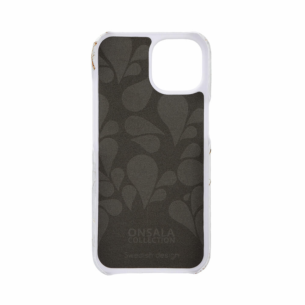 Onsala ONSALA iPhone 15 Mobilskal MagSafe Marmor White Rhino