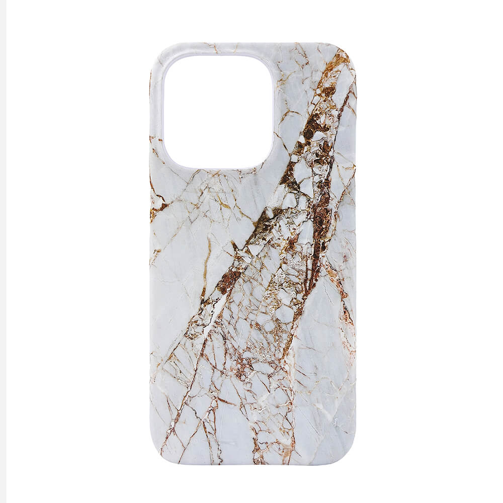 Onsala ONSALA iPhone 15 Pro Mobilskal MagSafe Marmor White Rhino