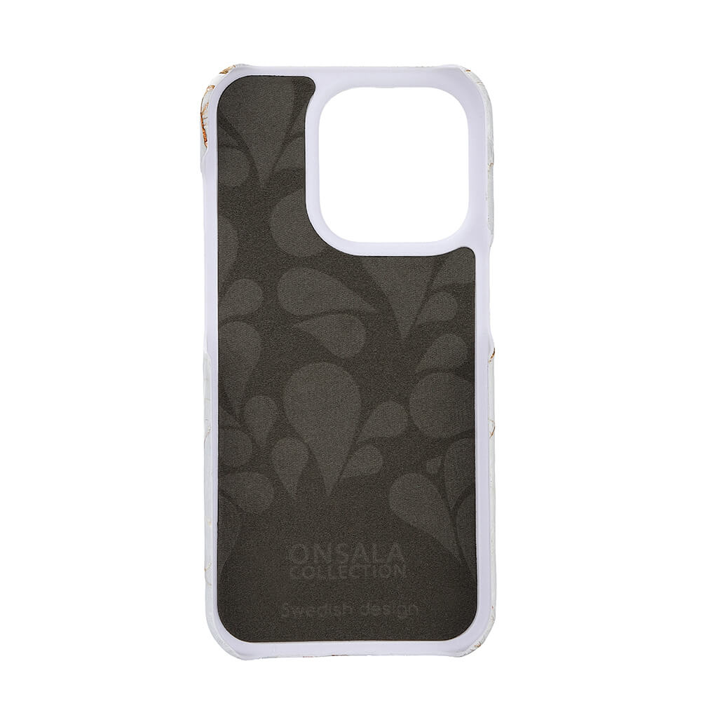 Onsala ONSALA iPhone 15 Pro Mobilskal MagSafe Marmor White Rhino