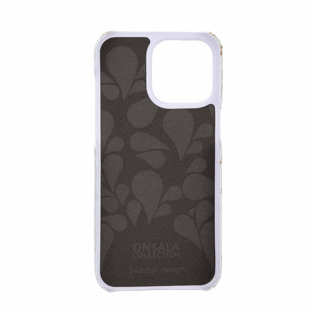 Onsala ONSALA iPhone 15 Pro Max Mobilskal MagSafe Marmor White Rhino