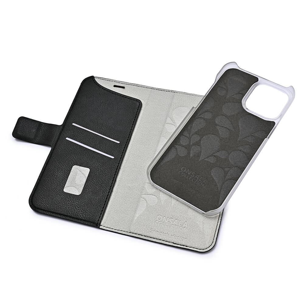 Onsala ONSALA iPhone 15 Pro Fodral ECO 2in1 MagSafe Svart