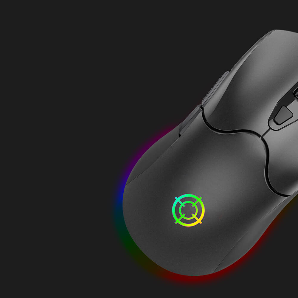 NORTH NORTH Gamingmus M100 RGB Svart