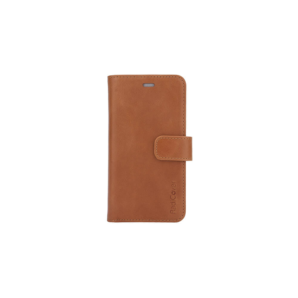 Radicover Radicover iPhone 7/8/SE Mobilfodral 2in1 Äkta Läder Brun