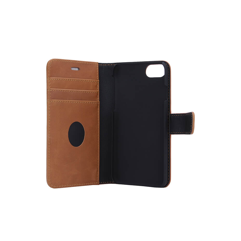 Radicover Radicover iPhone 7/8/SE Mobilfodral 2in1 Äkta Läder Brun