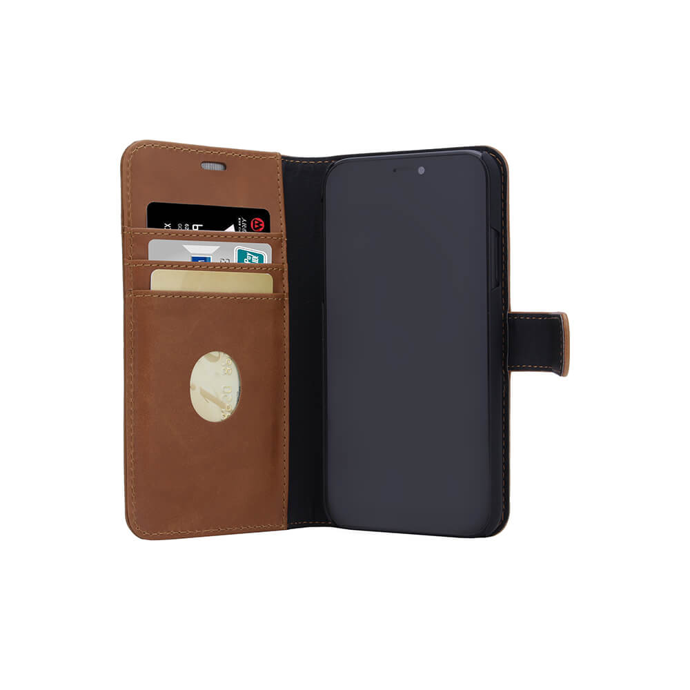 Radicover Radicover iPhone 11 Mobilfodral 2in1 Äkta Läder Brun